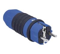 AS Schwabe 62300 Spina di sicurezza 230 V Nero, Blu IP54