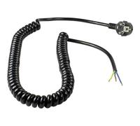 AS Schwabe 70424 Cavo per Alimentazione Nero 1 m