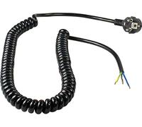 as - Schwabe - 70428 Cavo di collegamento a spirale nero AS-Schwabe 70428, 230 V