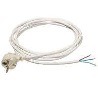as - Schwabe, 70833, Cavo in PVC H05VV-F 3G1,0, 3 m, bianco