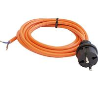 as - Schwabe, 70911, PUR-siti di collegamento cavo H05BQ-F 2x1.0, 3 m arancione,