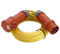 as - Schwabe as - Schwabe K35 AT-N07 V3V3-F 5G4 - Prolunga a corrente intensa, 400 Volt / 32 A, 50 m, per esterni, colore: Giallo