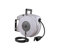 as - Schwabe avvolgicavo automatico 18 m, 180° orientabile, montaggio a parete o soffitto, rimovibile uso mobile, 230 V 16 A, IP44 esterno