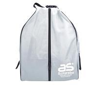 as - Schwabe Borsa avvolgicavo per esterni, 39 x 33 x 21 cm, per tutte le stagioni, con 2 aperture per cavi pretagliate, protezione da pioggia e sporco, ideale per cantieri di campeggio, grigio, 12279