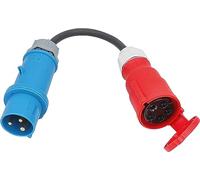 AS Schwabe Cavo adattatore 61375 CEE 230/400 V 32 A 5 poli IP44 Nero 0,3 m H07RN-F 3G 6 mm