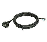 as - Schwabe Cavo di collegamento 3 m H05VV-F 3G1,0 cavo di collegamento con angolo di protezione con cavo, cavo di collegamento 30 mm rivestito con manicotti terminali, cavo di alimentazione 230 V,