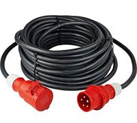 as - Schwabe - Cavo di prolunga CEE, 400V/16A, H07RN-F 5G1,5, IP44, colore: Nero, per cantieri, fabbriche, 60366