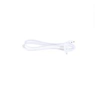as - Schwabe Cavo di rete 1,5 m - Presa angolare tipo C7 - H03VVH2-F 2x0,75 con spina angolare Euro - Cavo di rete per piccoli elettrodomestici 230V/2,5A - IP20 - Bianco, 70880