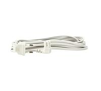 as - Schwabe Cavo di rete 3 m - Presa angolare tipo C7 - H03VVH2-F 2x0,75 con spina angolare Euro - Cavo di rete per piccoli elettrodomestici 230V/2,5A - IP20 - Bianco, 70882
