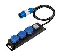 Ciabatta professionale a 3 prese AS Schwabe IP44