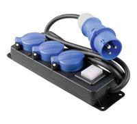 Ciabatta professionale a 3 prese AS Schwabe IP44