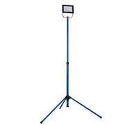 as - Schwabe I 46350 - Faretto a LED su treppiede, lampada a LED da 30 Watt con treppiede telescopico, ideale come lampada da lavoro su cantieri ed esterni, colore: blu