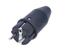 as - Schwabe in gomma a spina 10/16 A, resistente doppio, 1 pezzo, colore: nero, 61412