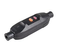 as - Schwabe PRCD Interruttore intermedio di protezione personale 10 mA - 230V/16A - adatto per uso esterno - per il collegamento dei cavi su entrambi i lati - IP66, 45221