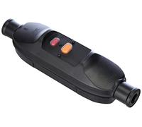 as - Schwabe PRCD Interruttore intermedio di protezione personale 30 mA - 230V/16A - adatto per uso esterno - per il collegamento dei cavi su entrambi i lati - IP66, 45223