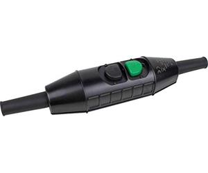 as - Schwabe PRCD-K interruttore automatico personale, tempo di intervento inferiore a 30 ms, per montaggio su cavo, con indicatore di funzionamento, IP55, 230V/16A, Made in Germany, nero, 45400