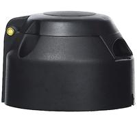 as - Schwabe Presa di corrente a 7 poli per caravan - 12 V per esterni con tappo a vite e coperchio rotondo incernierato - Collegamento per caravan e camper - Accessori per caravan - IP44 - Nero