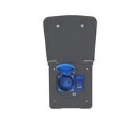 as - Schwabe Presa per tenda da roulotte con USB-C e USB-A, connettore SAT e presa da 230 V, presa esterna per caravan, IP44, per camper e camper, antracite