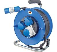 as - Schwabe, Rullo, Cavo, Blu, 25m, 230V/16A, IP44, H07RN-F 3G 2,5, 1000W/3500W