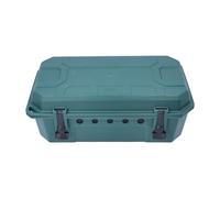 as - Schwabe Scatola per cavi resistente alle intemperie, capiente per 4 prese, con montaggio a parete, 5 uscite per cavi, gestione dei cavi, 390 x 228 x 138 mm, colore verde, IP54