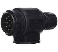 AS Schwabe Spina rimorchio 60464 – 13 poli, 12V, IP44, plastica, nera