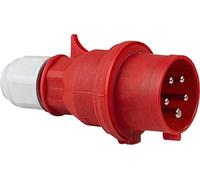 as - Schwabe spina CEE 400V/16A/5-poli - Spina di alimentazione con terminali a vite - Spina resistente agli urti - Scarico della trazione - Protezione dagli spruzzi IP44 - Made in Germany, 61420