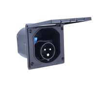 as Schwabe Spina CEE per caravan 230 V / 16 A spina da esterno con coperchio