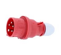 as - Schwabe spina per inversione di fase CEE 400V/16A/5-poli - Spina di alimentazione con terminali a vite - Resistente agli urti - Scarico della trazione - IP44 - Made in Germany, 61460