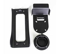 as - Schwabe Supporto da parete per modalità mobile, 2 caricabatterie, 260 x 130 x 89 mm, supporto da parete per scatola di controllo, supporto per cavo e spina - con materiale di fissaggio (tasselli