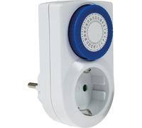 AS Schwabe 24030 Timer a spina analogico analogico Giornaliero 3500 W IP20