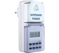 AS Schwabe 24033 Timer a spina analogico digitale Settimanale 3500 W IP44