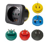 as-Schwabe Welt Stecky Reiseadapter NUOVO