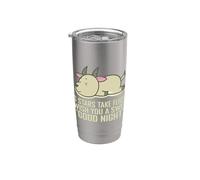 as Stars take Flight, good Night Pigiama Bicchiere termico in acciaio inox doppia parete