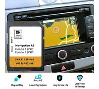 AS V22 5NA919866MV Speicherkarte per VW SD Card Europa Sistema di navigazione Aggiornamento Scheda di memoria Navi 2025 Discover Media