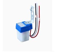AS10 Interruttore di controllo automatico della luce da 12 V con sensore crepuscolare per lampioni e lampade da esterno a risparmio energetico con raggio di rilevamento di 10 m alloggiamento