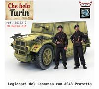 AS43 BLINDATA e Legionari del G.C. "LEONESSA" 1/35 MDM WIP3D 35172-2 Resin Kit