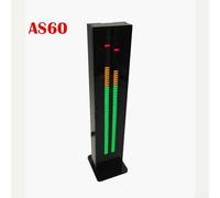 AS60 LED Digital Music Spectrum Audio Level Display VU Meter Analizzatore Amp con 7 modalità di visualizzazione e guadagno di velocità regolabile per ingresso audio a doppio canale