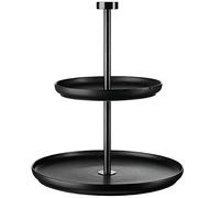 ASA 19670190 coppa - Alzata in porcellana, 23,5 cm, colore: Nero