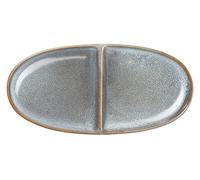 ASA 27122118 - Piatto per aperitivi stagionali, 2 pezzi, ovale