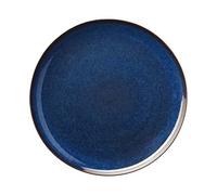 ASA 27161119 SAISONS - Piatto piano in ceramica, colore: blu notte