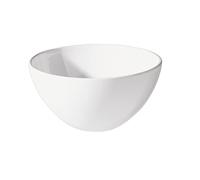 ASA 4776147 - Ciotola per Insalata e Frutta, in Ceramica, Diametro 30 cm, Altezza 15,5 cm, Colore: Bianco