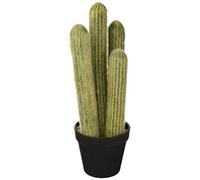 ASA 66216444 - Candela d'argento a forma di cactus, in plastica, colore: Verde