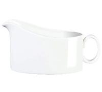 ASA Á Table - Salsiera in porcellana, 15,2 x 9,5 x 7 cm, colore: Bianco lucido