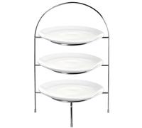 ASA A Tavolo Bianco Etagere Tre Livelli Per Piatti D: 27 Cm / H: 49 Cm