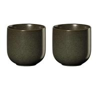ASA Coppa Nori 19080192 - Set di 2 tazze da tè, in porcellana, 0,2 l, dimensioni: 7,5 x 7,5 cm, colore: Verde