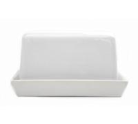 ASA Grande, burriera in Ceramica, 16,5 x 13,5 x 7 cm, Colore: Bianco Lucido