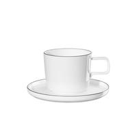 ASA Oco Ligne Noire Tazza Da Caffè Con Saucer 0,20 L
