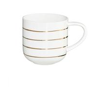 ASA Selection Golden Lines Mug, tazza, Fine Bone China, bianco 400 ml