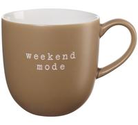 ASA Selection Henkelbecher Weekend Mode, New Bone China, Braun, 350 ml, 17061277
