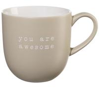 ASA Selection Henkelbecher You Are Awesome, New Bone China, Nude 350ml, 17060277